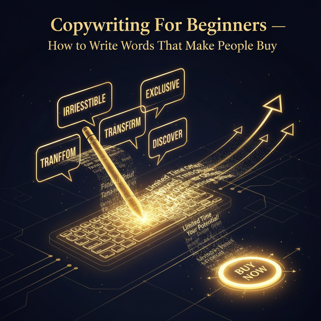 Copywriting For Beginners — How to Write Words That Make People Buy